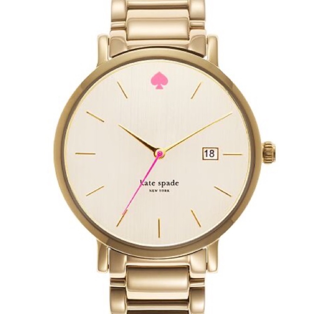 Kate Spade Gramercy Grand gold watch